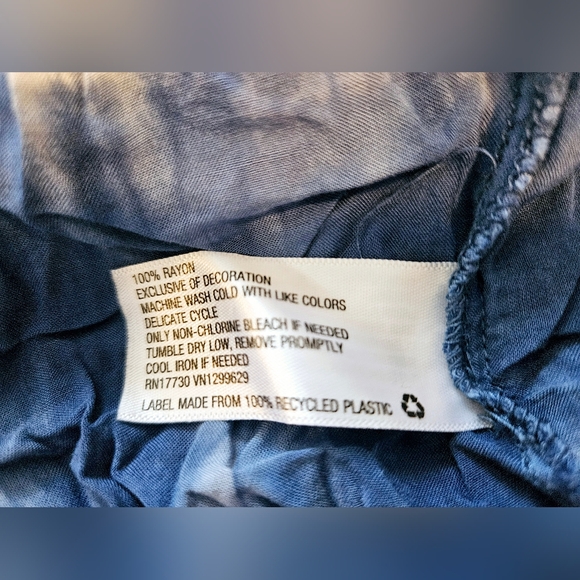 knox Rose Dye Blue Top 4X  NWT Blouse - Picture 8 of 9